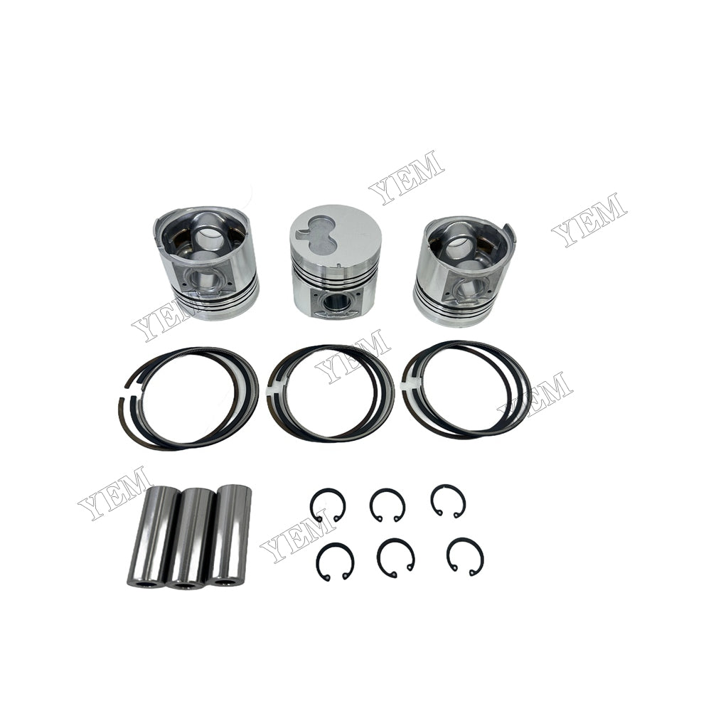 Piston and piston ring set For Isuzu 3KR1 Engine Foe Isuzu