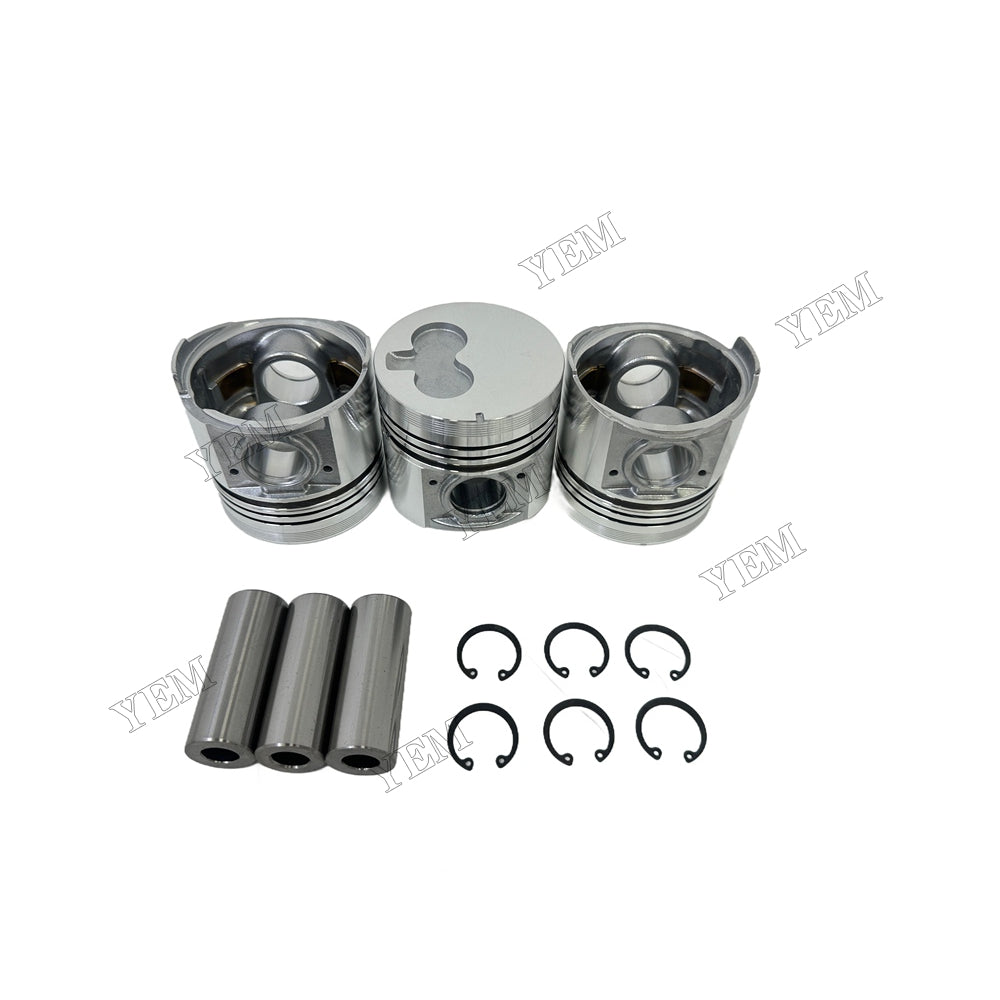 Piston and piston ring set For Isuzu 3KR1 Engine Foe Isuzu