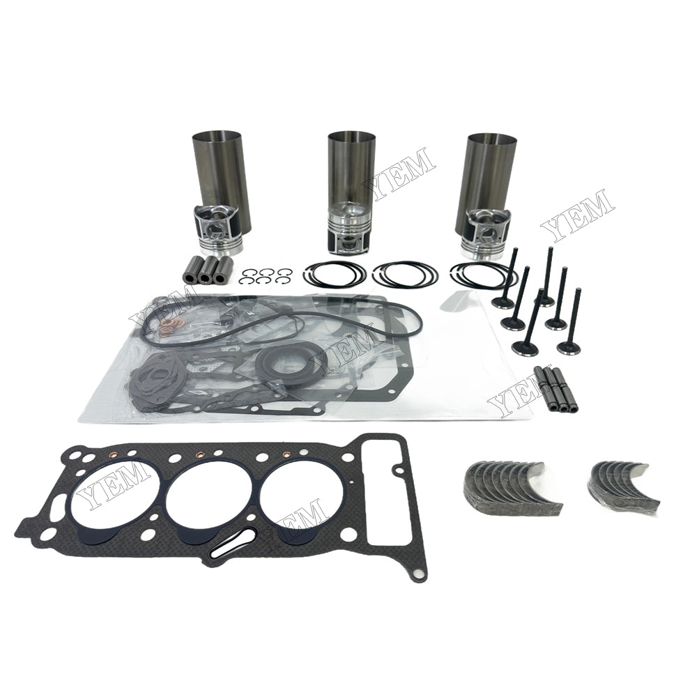 Engine Overhaul Kit Main And Rod bearings Gasket Set Valve Guide For Isuzu 3KR2 Engine