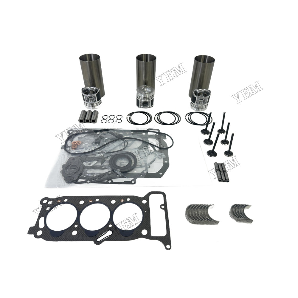 Engine Overhaul Kit Main And Rod bearings Gasket Set Valve Guide For Isuzu 3KR2 Engine Foe Isuzu