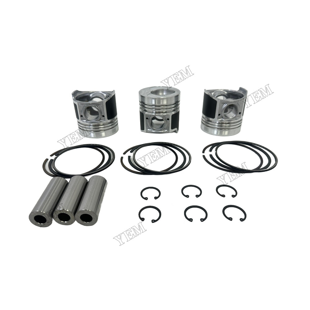 Piston and piston ring set For Isuzu 3KR2 Engine