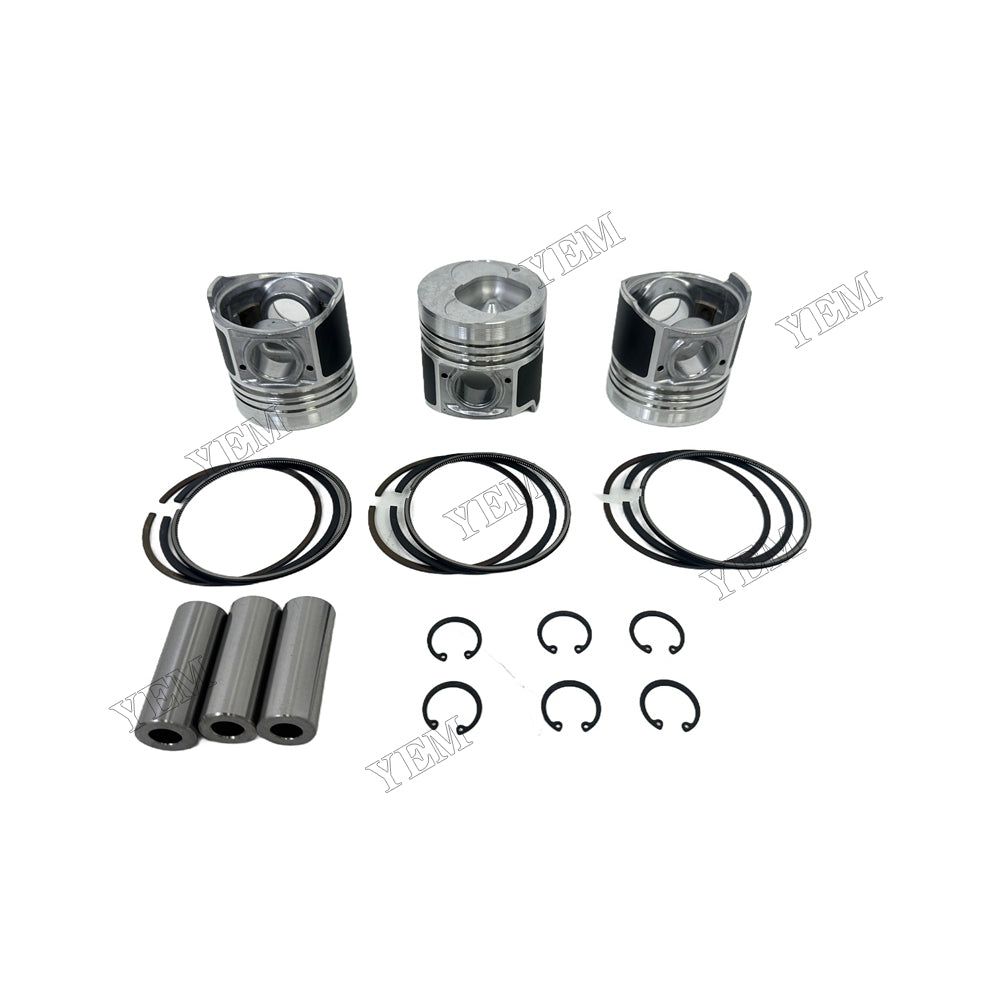 Piston and piston ring set For Isuzu 3KR2 Engine Foe Isuzu