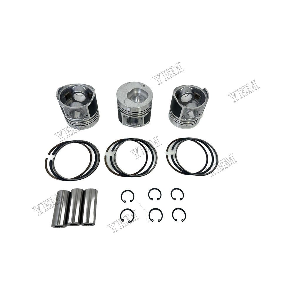Piston and piston ring set For Isuzu 3KR2 Engine Foe Isuzu