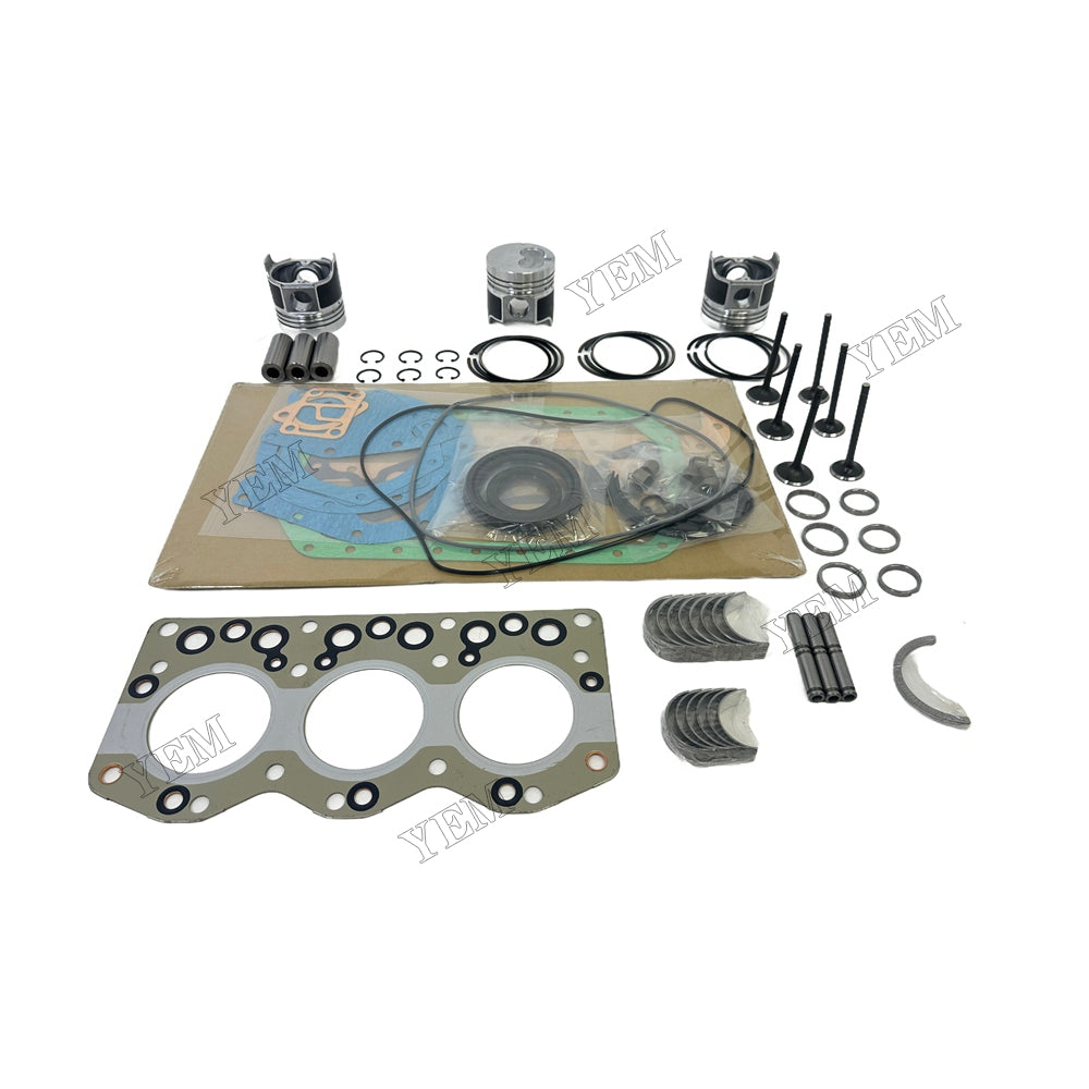 Piston W Ring Kit Gasket Set Main Connecting rod bearings Set Valve Train For Isuzu 3AE1 Engine Foe Isuzu