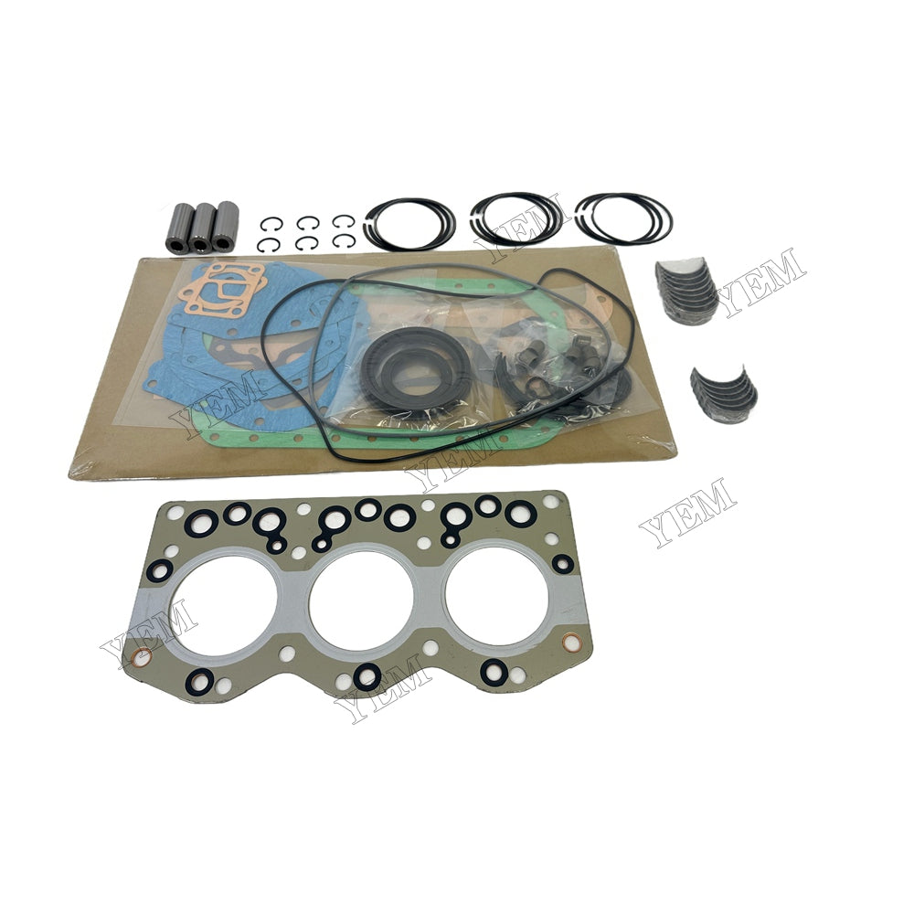 3AE1 Piston ring set Gasket kit main and connecting rod bearings For Isuzu