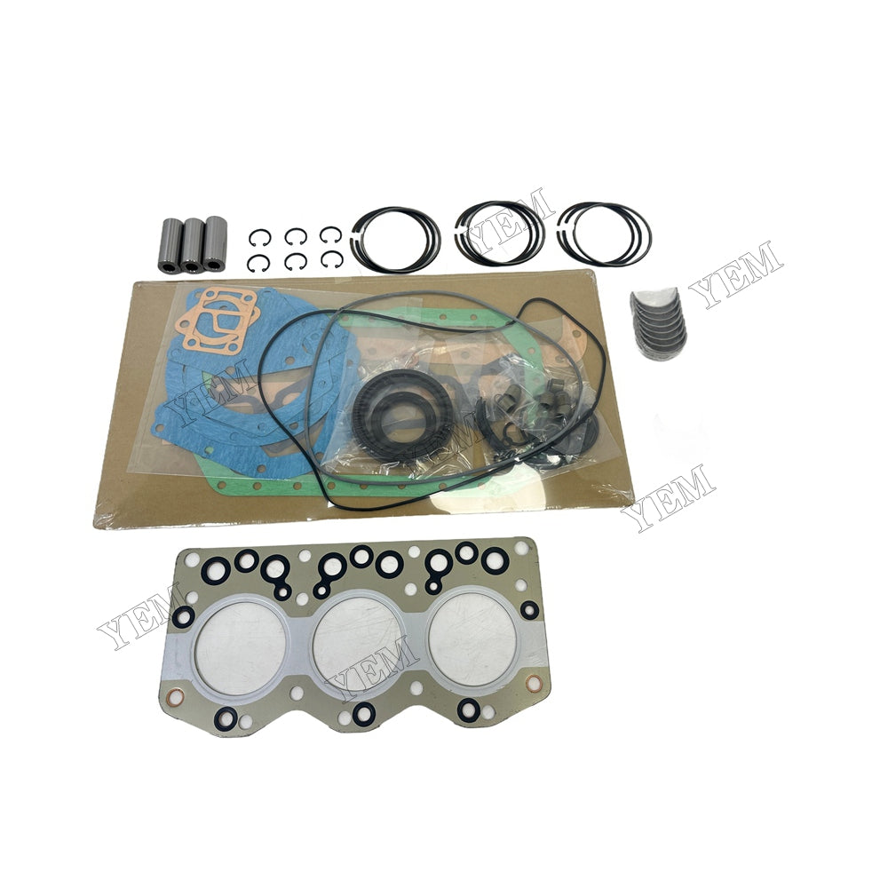 3AE1 Piston ring set Gasket kit main and connecting rod bearings For Isuzu Foe Isuzu