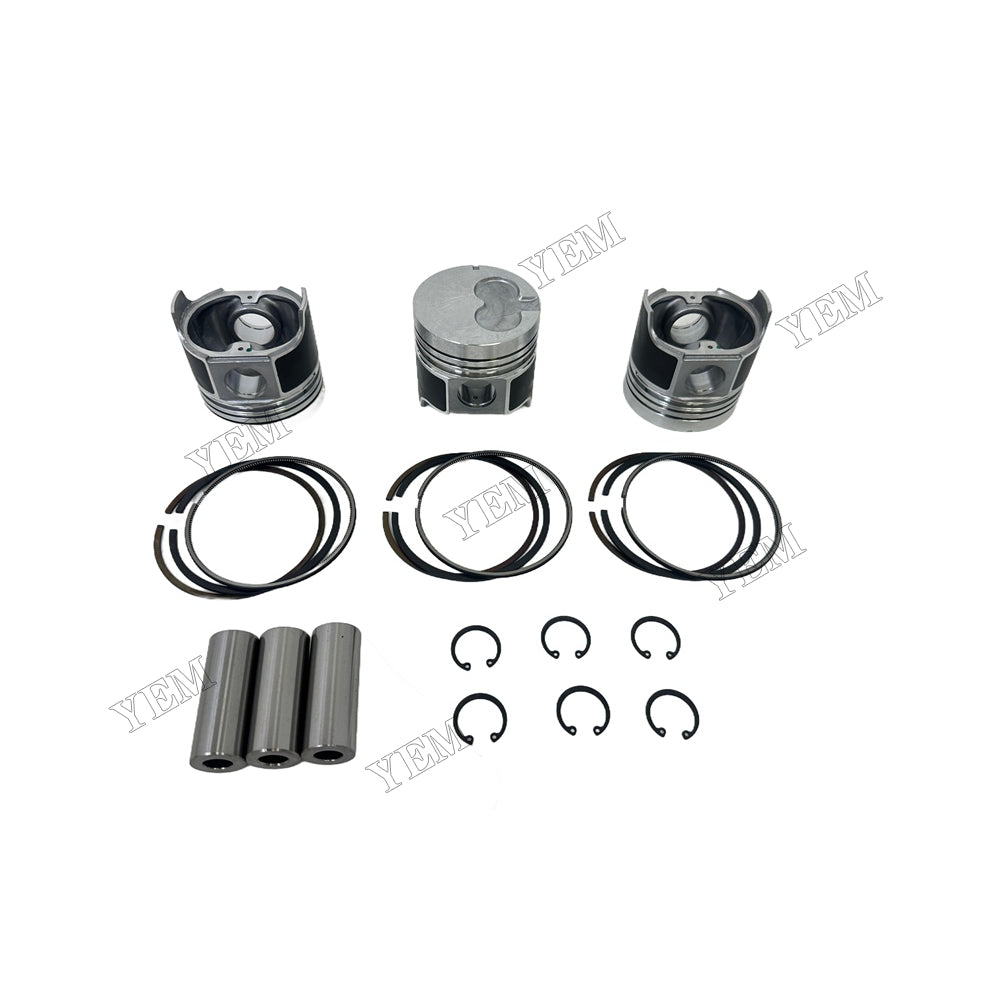 3AE1 Piston and piston ring set For Isuzu
