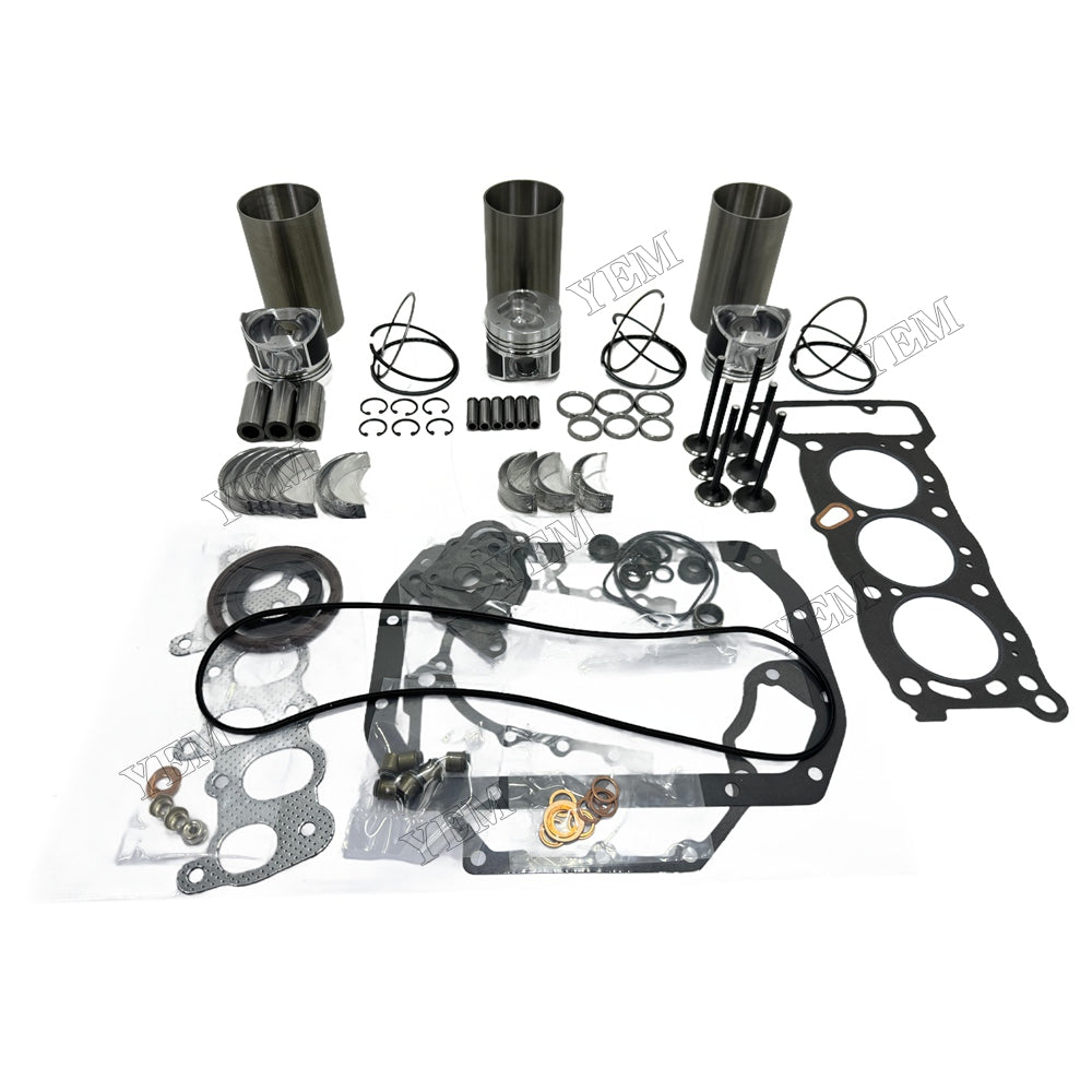 3KC1 Overhaul Rebuild Kit Gasket Main and Connecting rod bearings Valve Kit For Isuzu