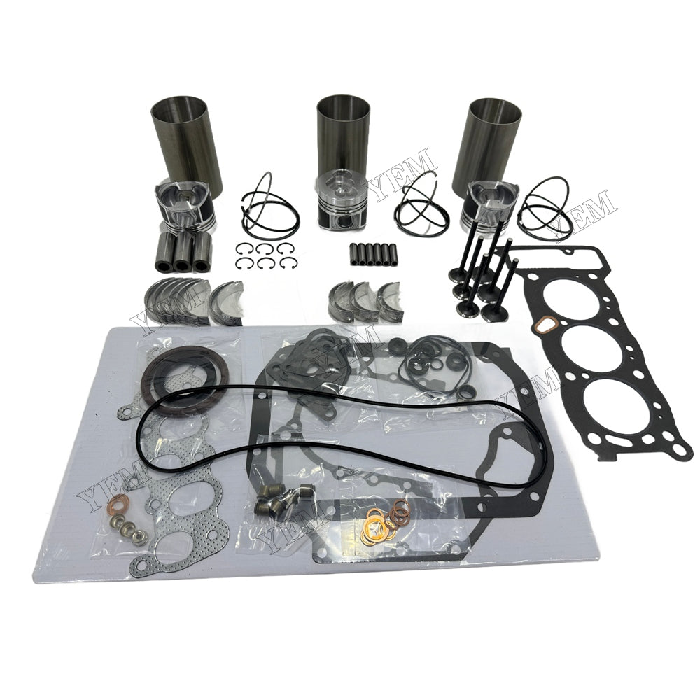 Engine Overhaul Kit Main And Rod bearings Gasket Set Valve Guide For Isuzu 3KC1 Engine