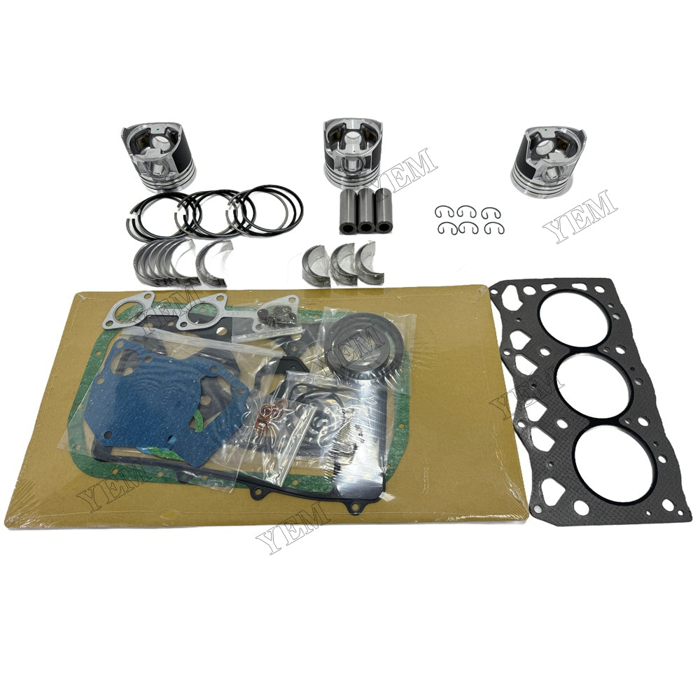 3LD2 Piston and piston ring set Gasket kit main and connecting rod bearings For Isuzu