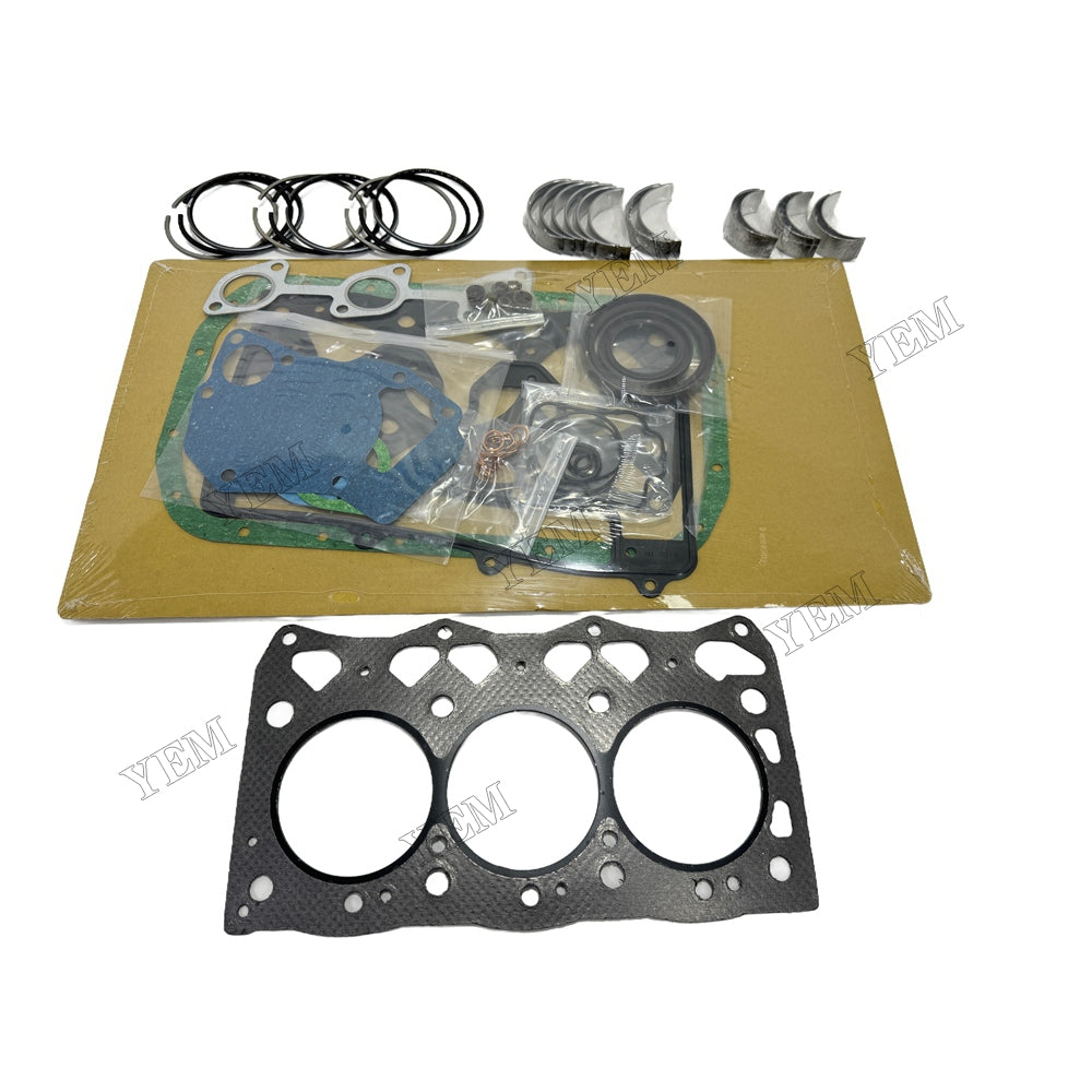 Piston ring set Gasket kit main and connecting rod bearings For Isuzu 3LD2 Engine
