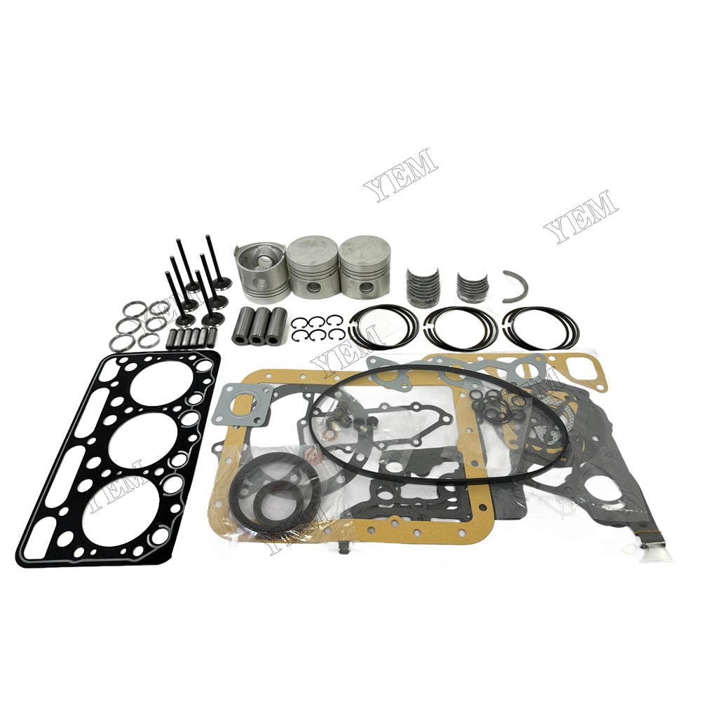 D1403 Piston W Ring Kit Gasket Set Main Connecting rod bearings Set Valve Train For Kubota