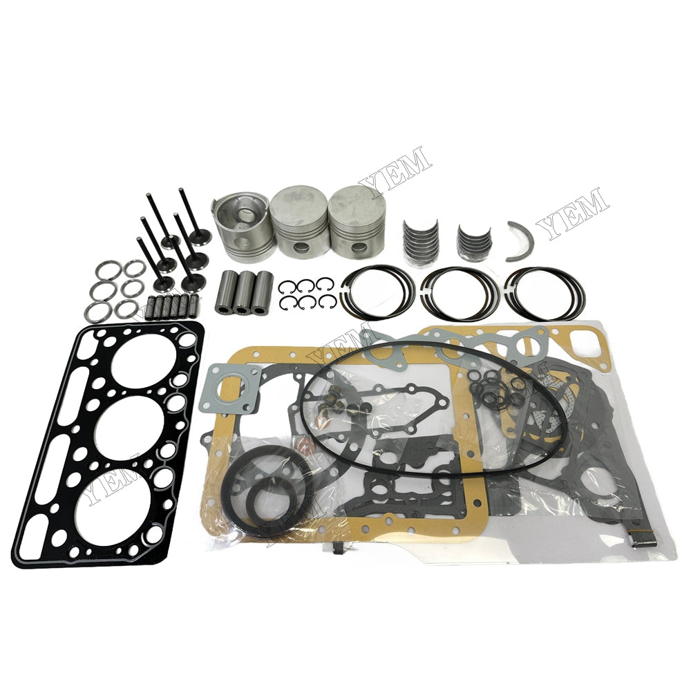 D1403 Piston W Ring Kit Gasket Set Main Connecting rod bearings Set Valve Train For Kubota Foe Kubota