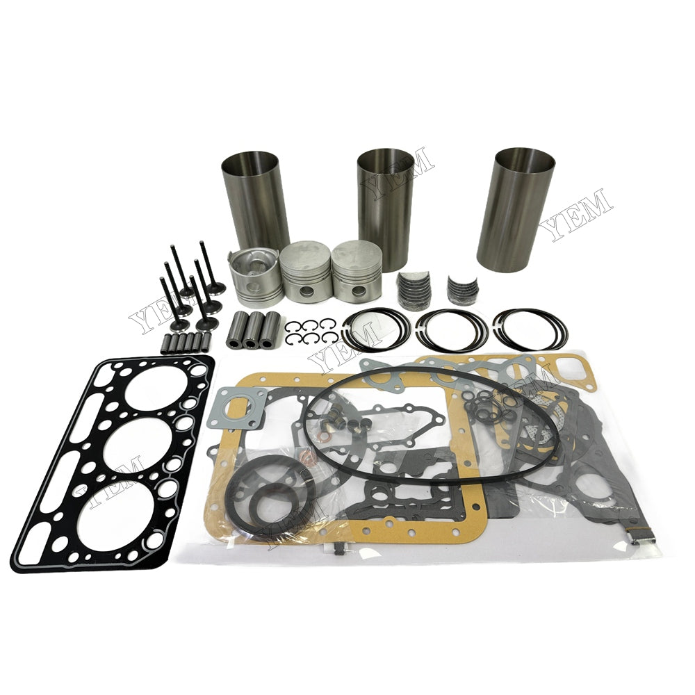 Engine Overhaul Kit Main And Rod bearings Gasket Set Valve Guide For Kubota D1403 Engine