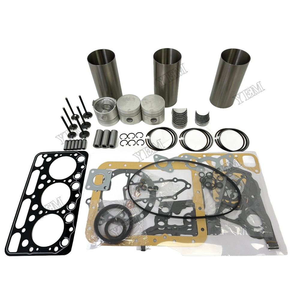 Engine Overhaul Kit Main And Rod bearings Gasket Set Valve Guide For Kubota D1302 Engine Foe Kubota