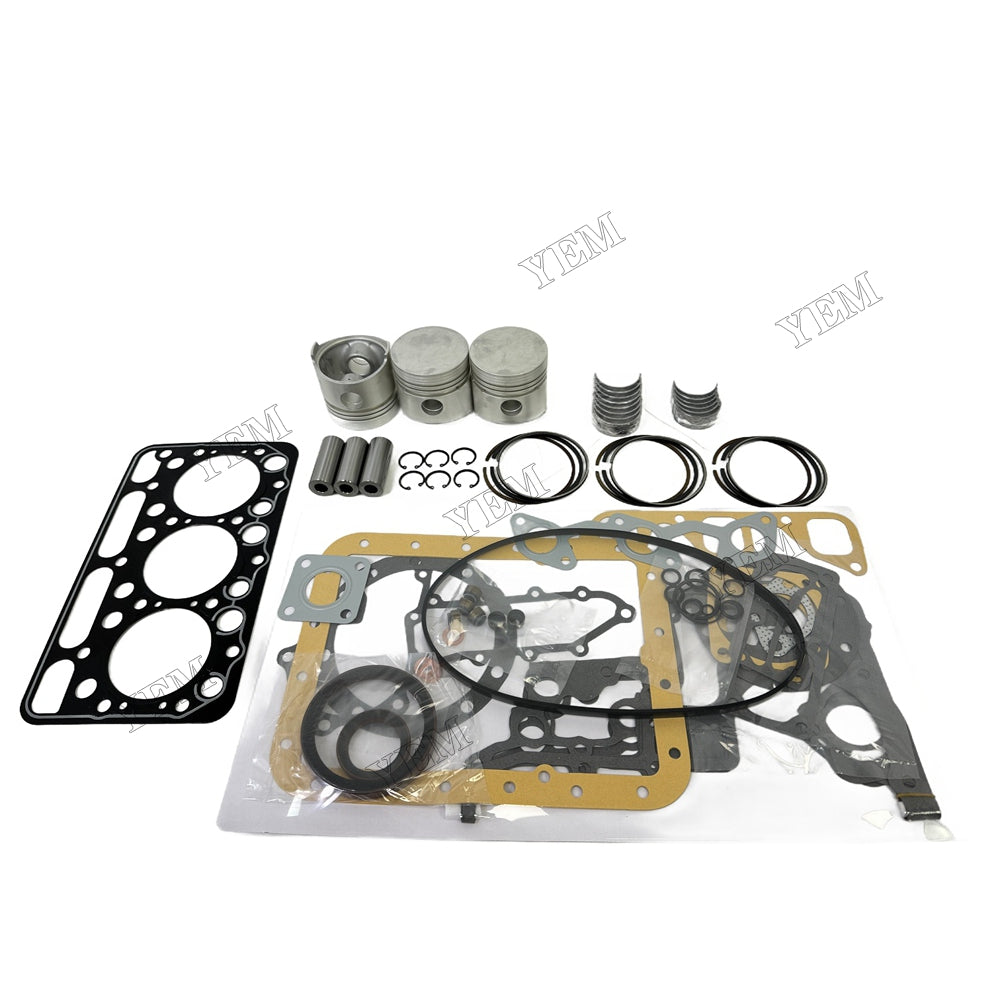D1403 Piston and piston ring set Gasket kit main and connecting rod bearings For Kubota Foe Kubota