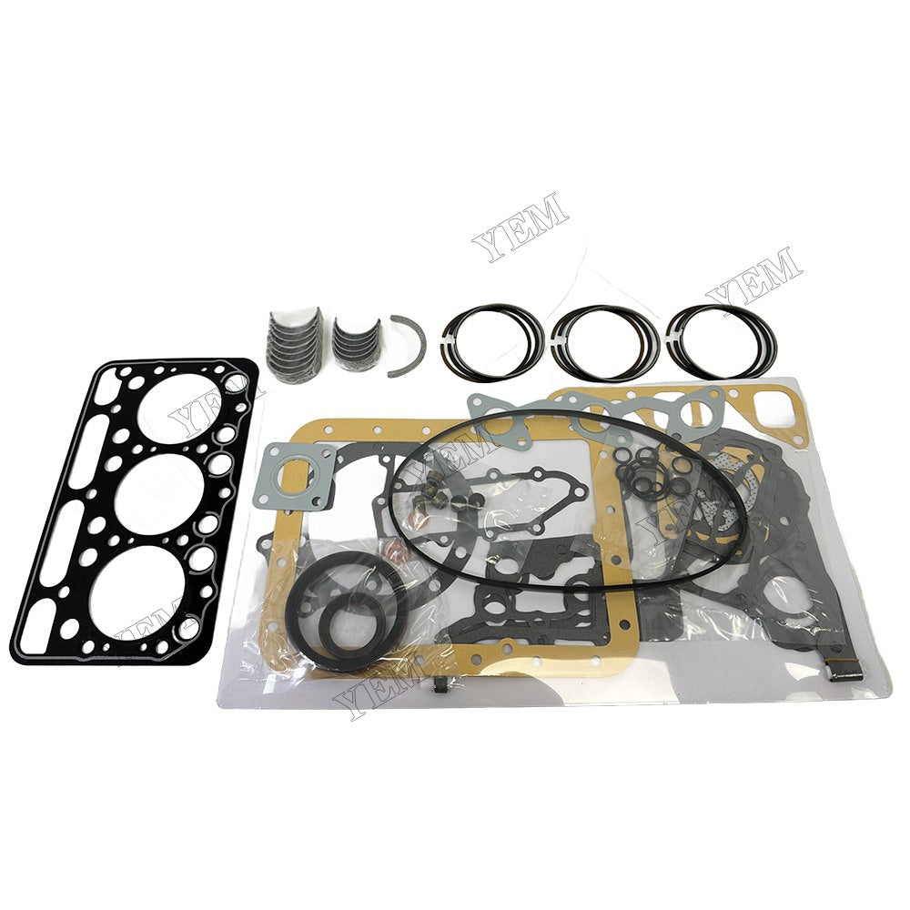 D1402 Piston ring set Gasket kit Crankshaft and Rod Bearings Set For Kubota Foe Kubota