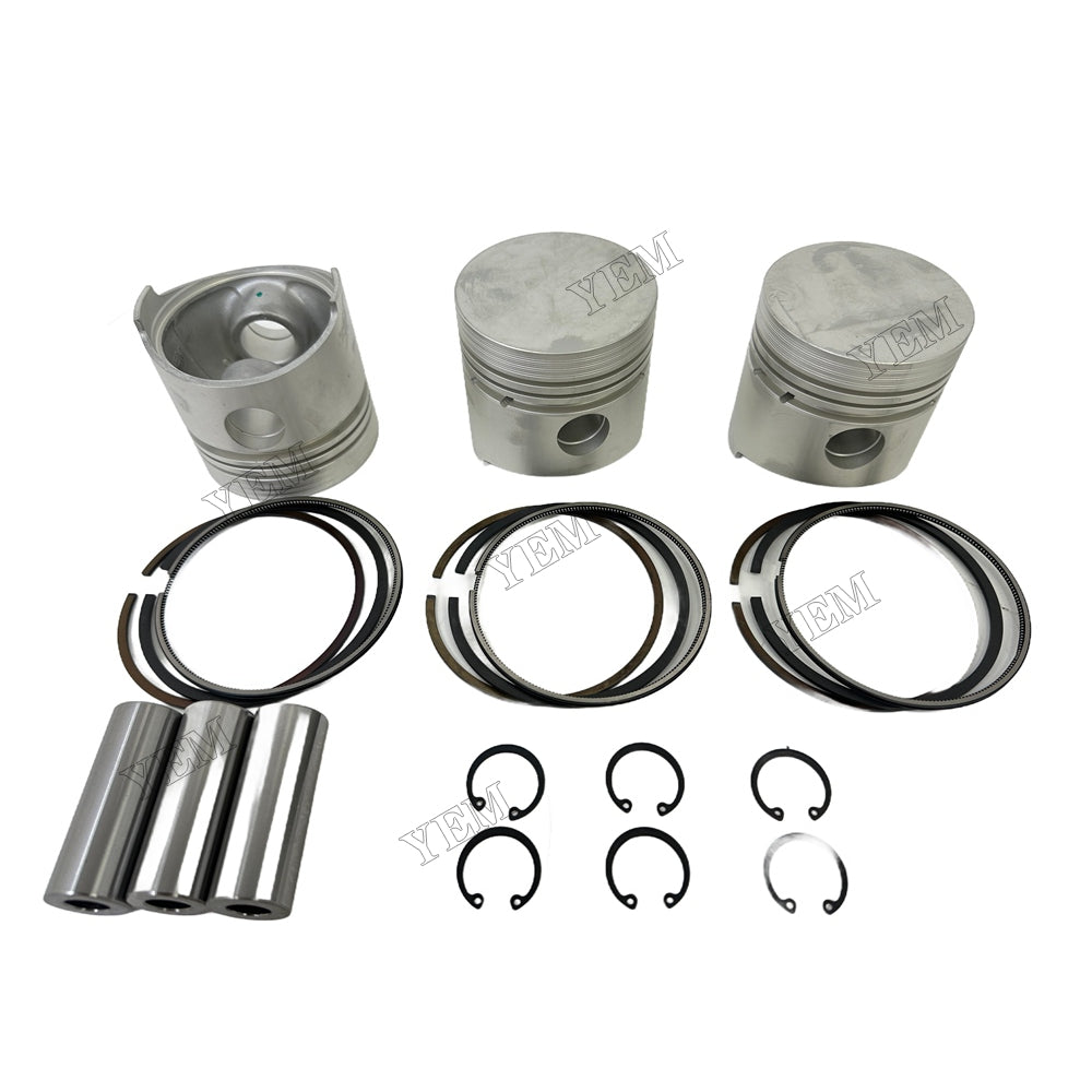 Piston and piston ring set For Kubota D1403 Engine
