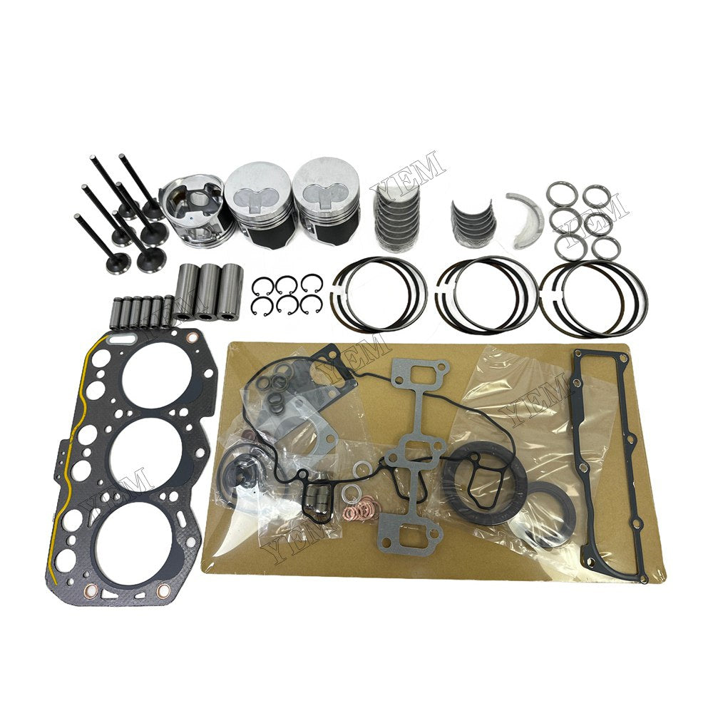 3TNV76 Piston W Ring Kit Gasket Set Main Connecting rod bearings Set Valve Train For Yanmar