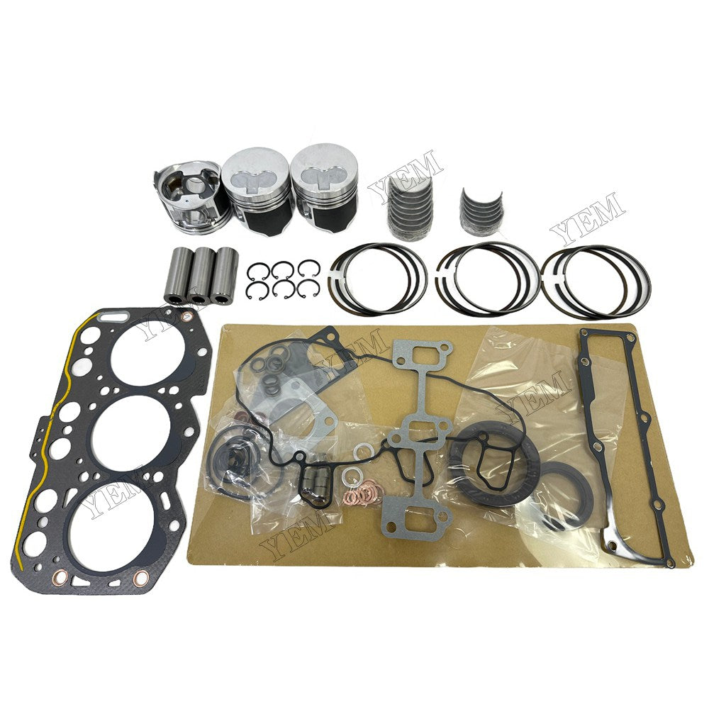 TK376 Piston and piston ring set Gasket kit main and connecting rod bearings For Yanmar Foe Thermo King Yanmar
