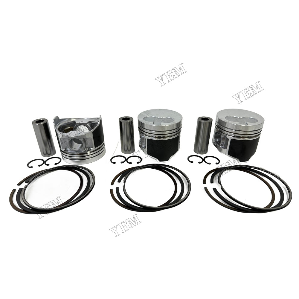 Piston and piston ring set For Yanmar 3YM30 Engine Foe Yanmar