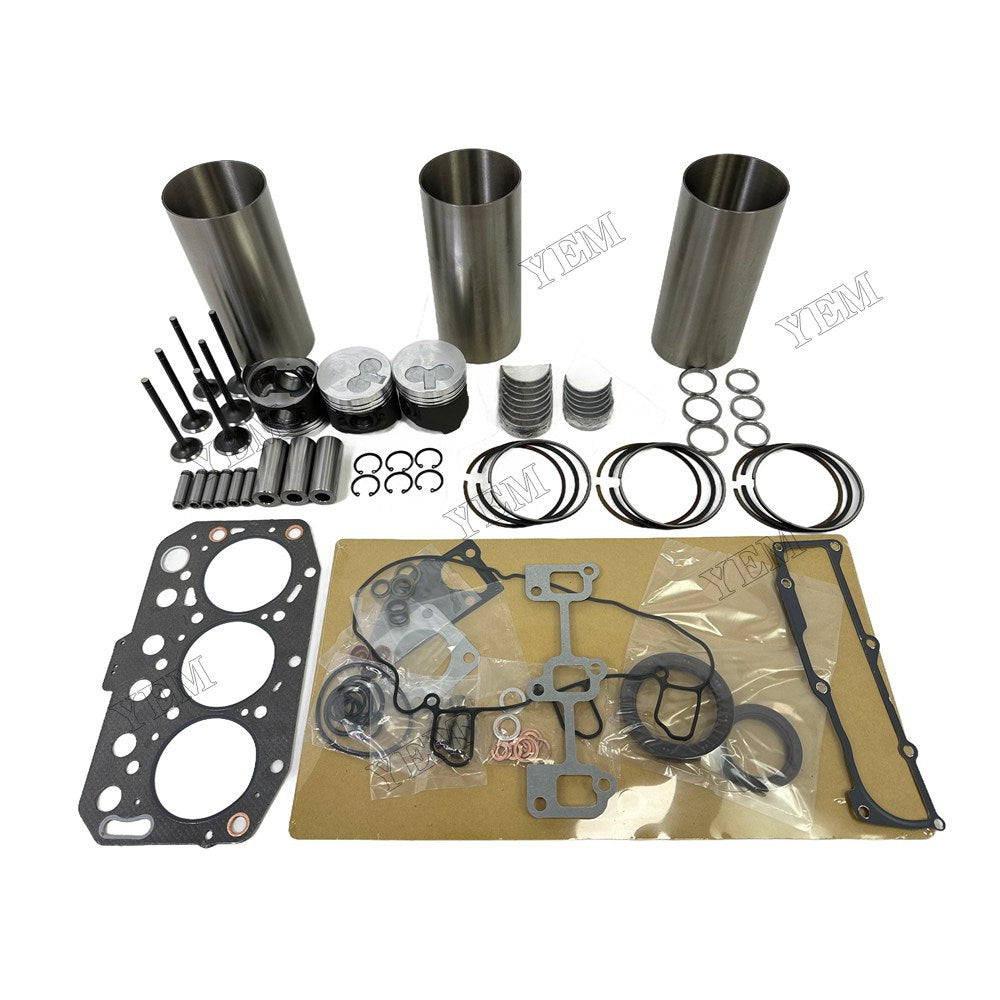 Overhaul Rebuild Kit Gasket Main and Connecting rod bearings Valve Kit For Yanmar 3TNV70 Engine Foe Yanmar