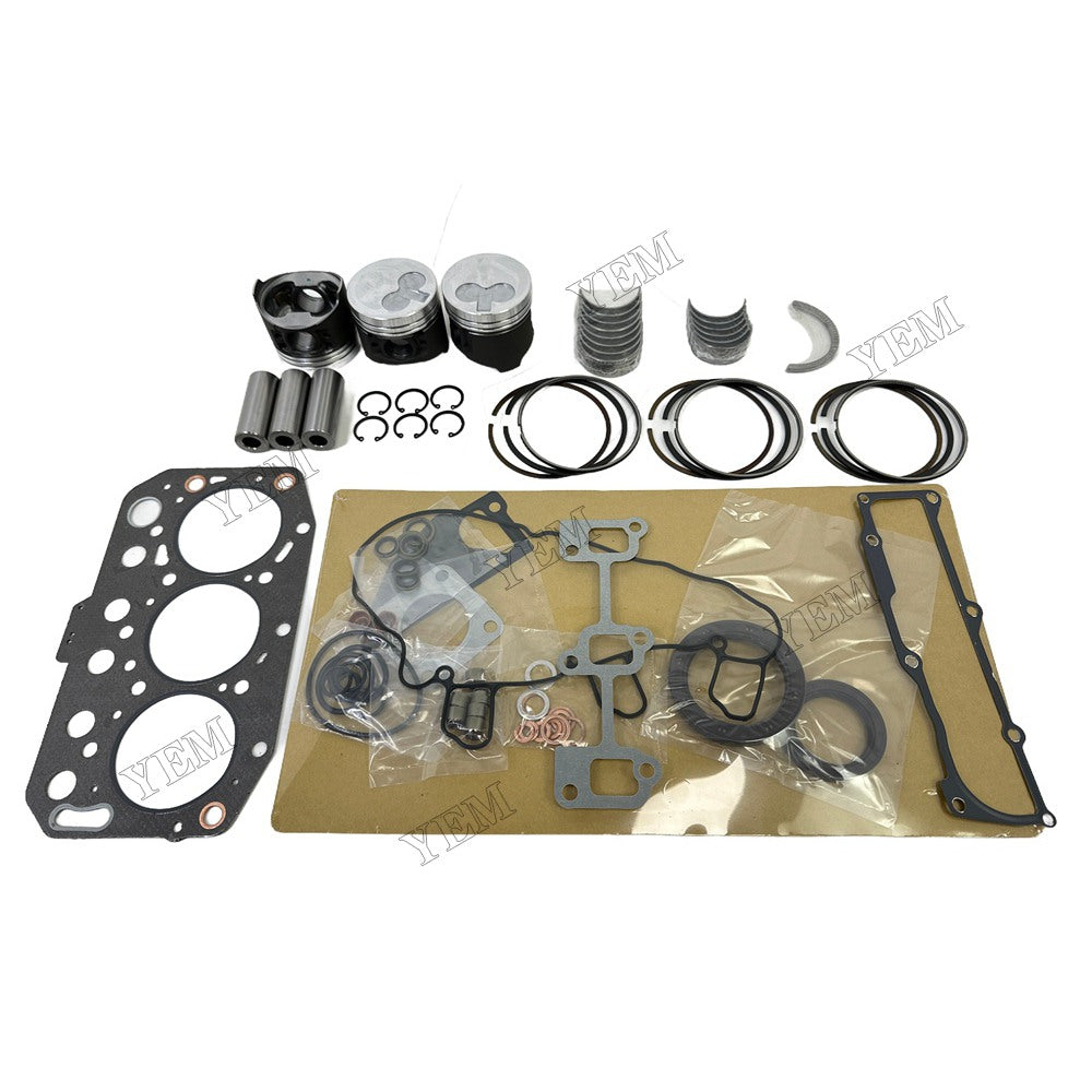 3TNV70 Piston With ring set Gasket kit main and connecting rod bearings Set For Yanmar