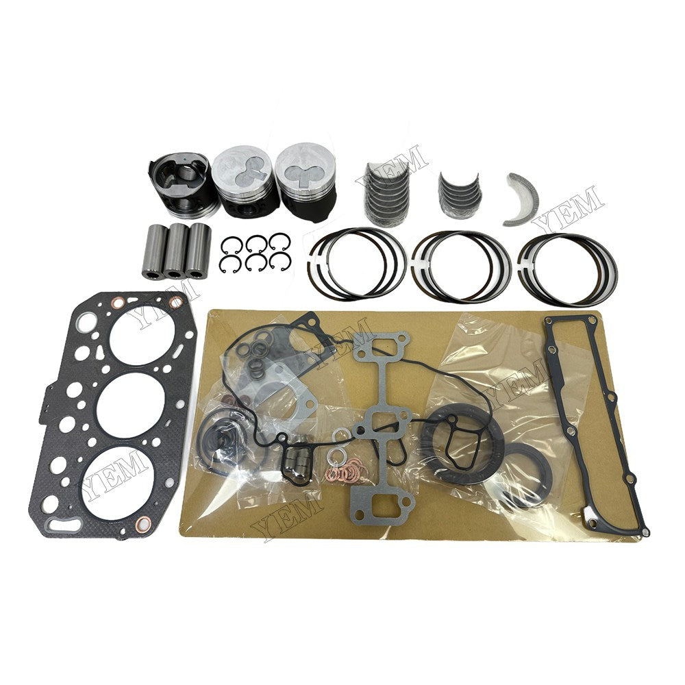 3TNV70 Piston With ring set Gasket kit main and connecting rod bearings Set For Yanmar Foe Yanmar