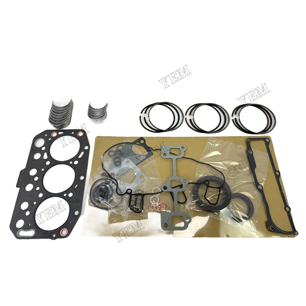 3TNV70 Piston ring set Gasket kit main and connecting rod bearings For Yanmar Foe Yanmar