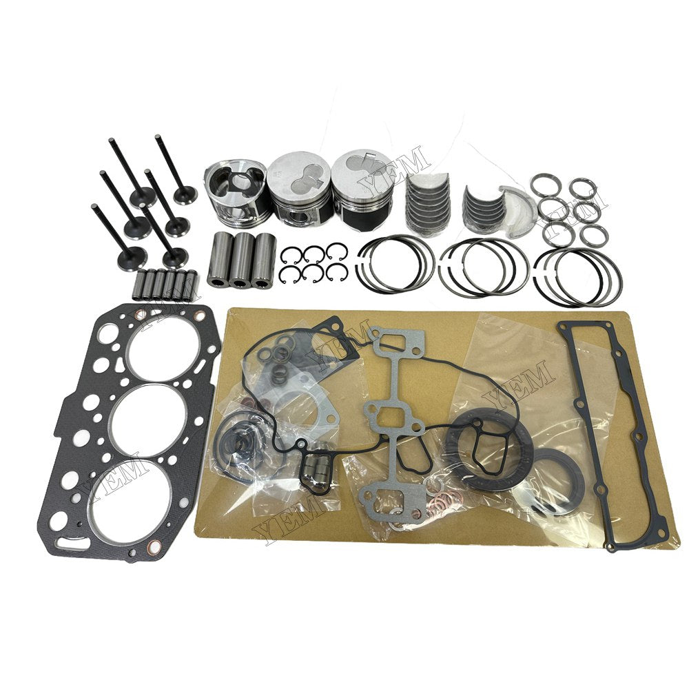 3TNE74 Piston W Ring Kit Gasket Set Main Connecting rod bearings Set Valve Train For Yanmar