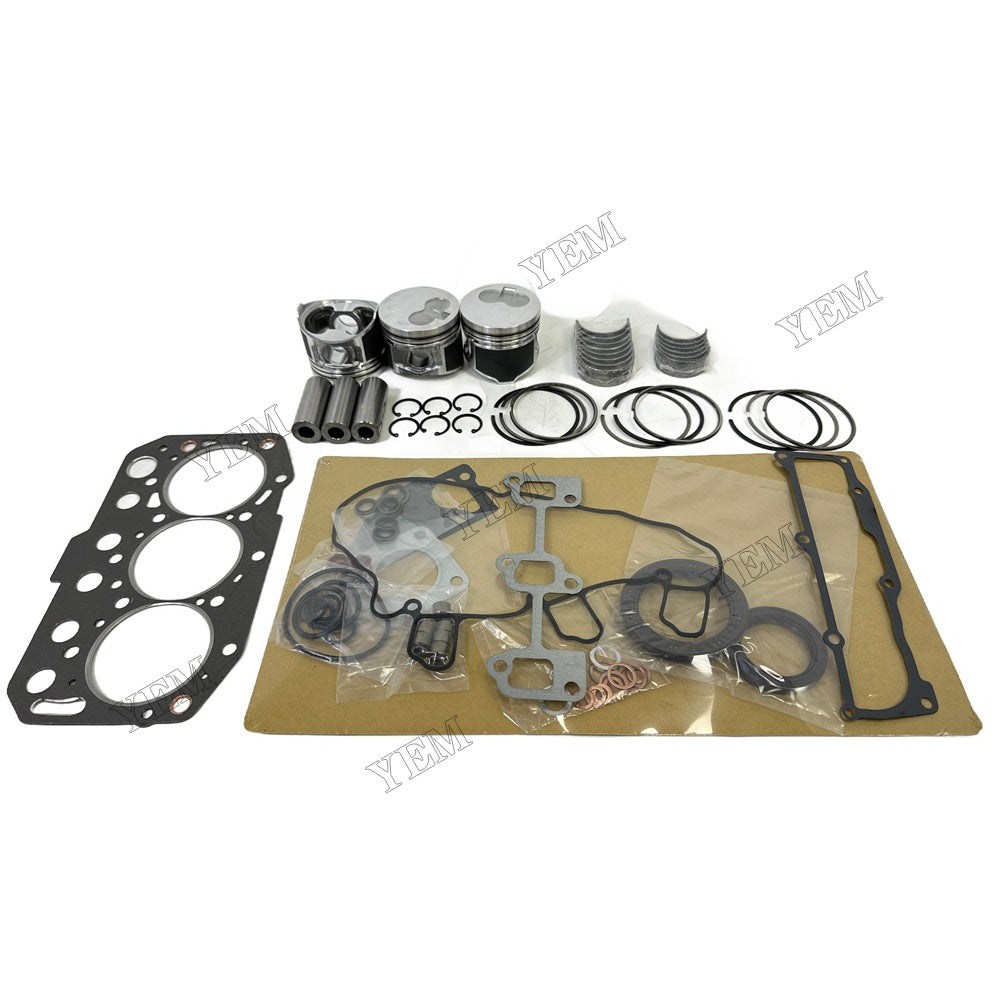 Piston and piston ring set Gasket kit main and connecting rod bearings For Yanmar TK3.74 Engine Foe Thermo King Yanmar
