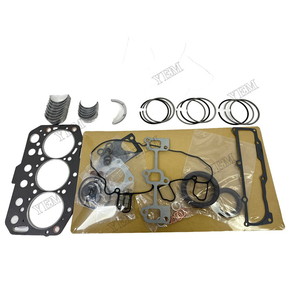 Piston ring set Gasket kit Crankshaft and Rod Bearings Set For Yanmar 3TNM74 Engine Foe Yanmar