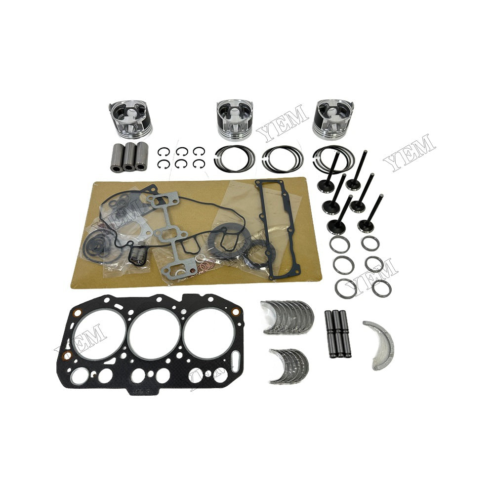 3TNV80 Piston W Ring Kit Gasket Set Main Connecting rod bearings Set Valve Train For Yanmar Foe Yanmar