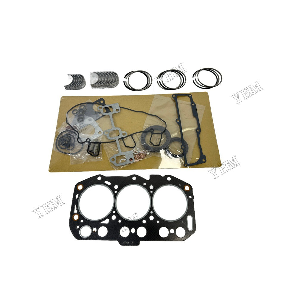 Piston ring set Gasket kit main and connecting rod bearings For Yanmar 3TNV80 Engine Foe Yanmar