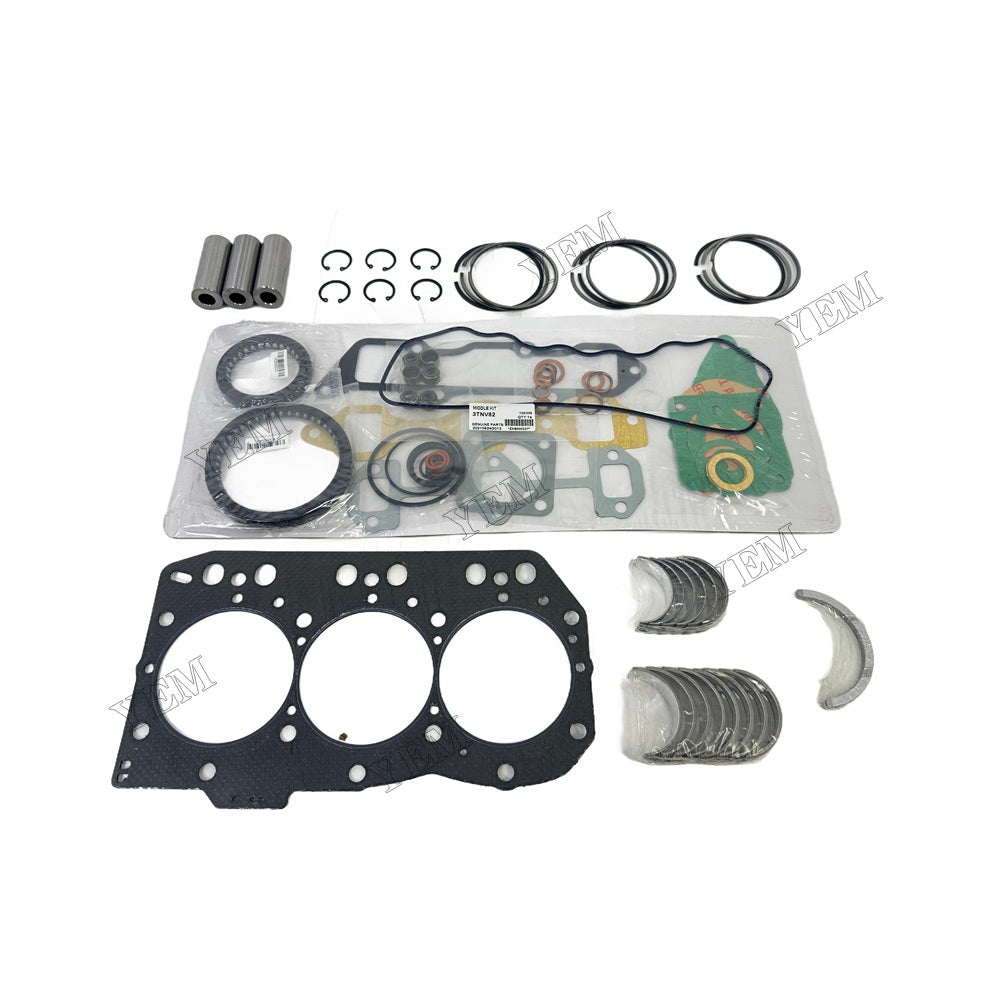 Piston ring set Gasket kit Crankshaft and Rod Bearings Set For Yanmar 3TNV82A Engine Foe Yanmar
