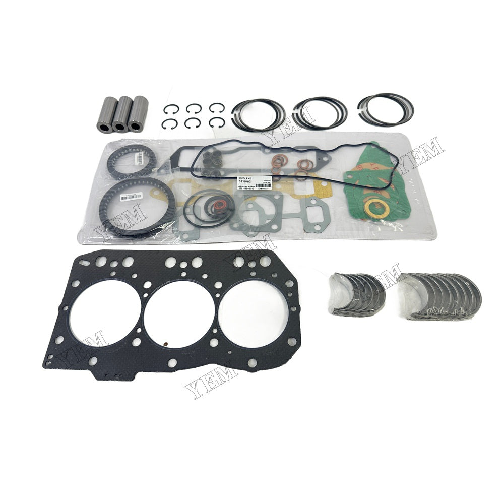 3TNV82A Piston ring set Gasket kit main and connecting rod bearings For Yanmar Foe Yanmar