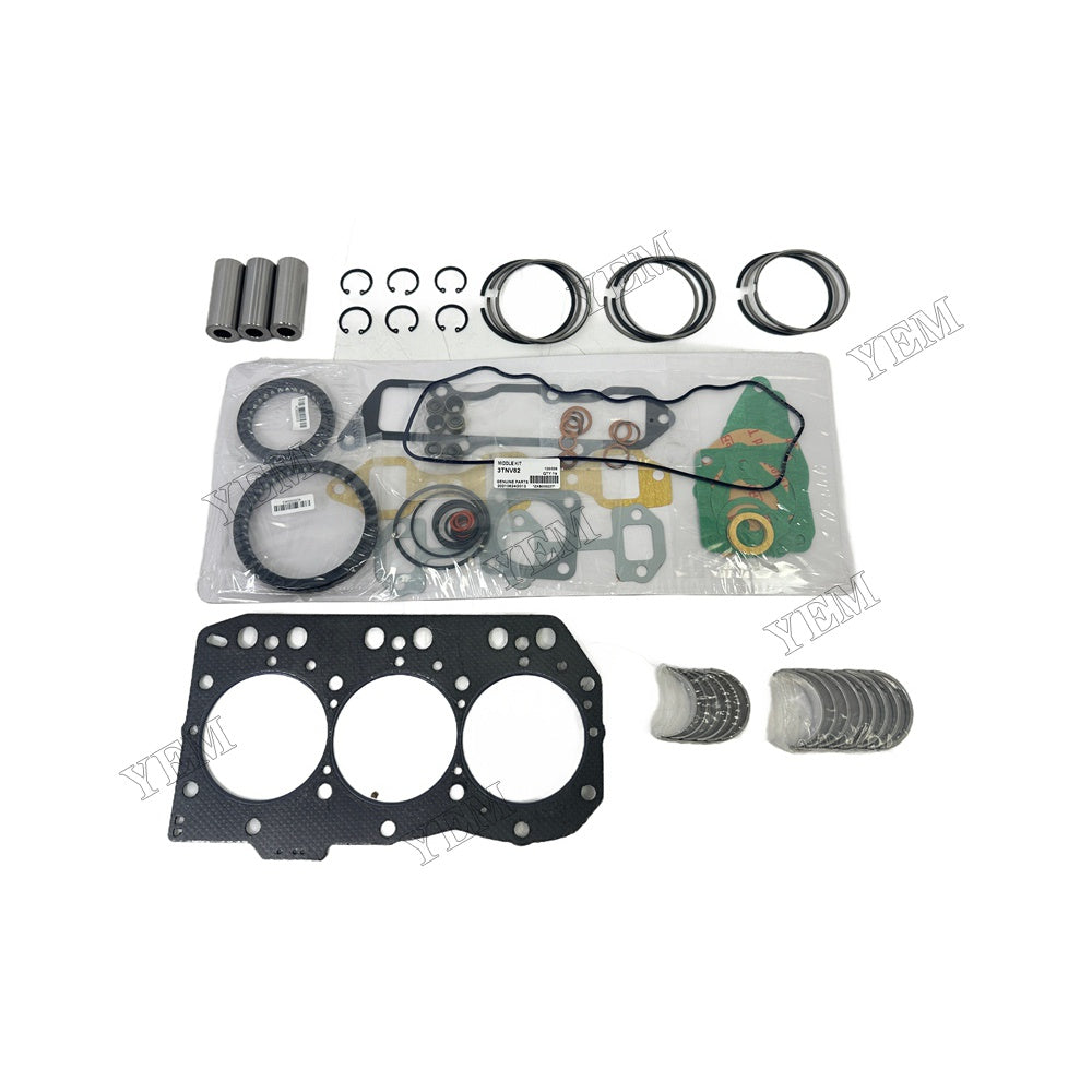 3TNV82A Piston ring set Gasket kit main and connecting rod bearings For Yanmar Foe Yanmar
