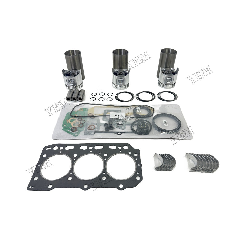 Complete Engine Rebuild Kit With Gasket Bearing For Yanmar 3TNV84 Engine