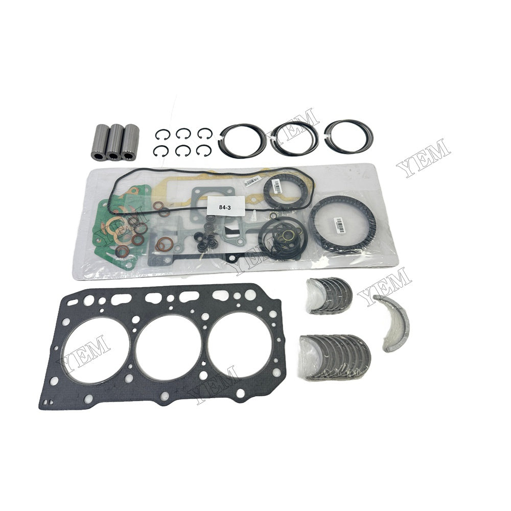 3TNE84 Piston ring set Gasket kit Crankshaft and Rod Bearings Set For Yanmar Foe Yanmar