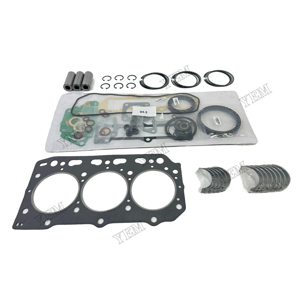 3TN84TL Piston ring set Gasket kit main and connecting rod bearings For Yanmar