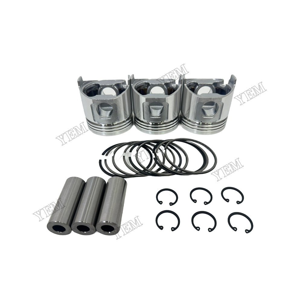 Piston and piston ring set For Yanmar 3TNE84 Engine