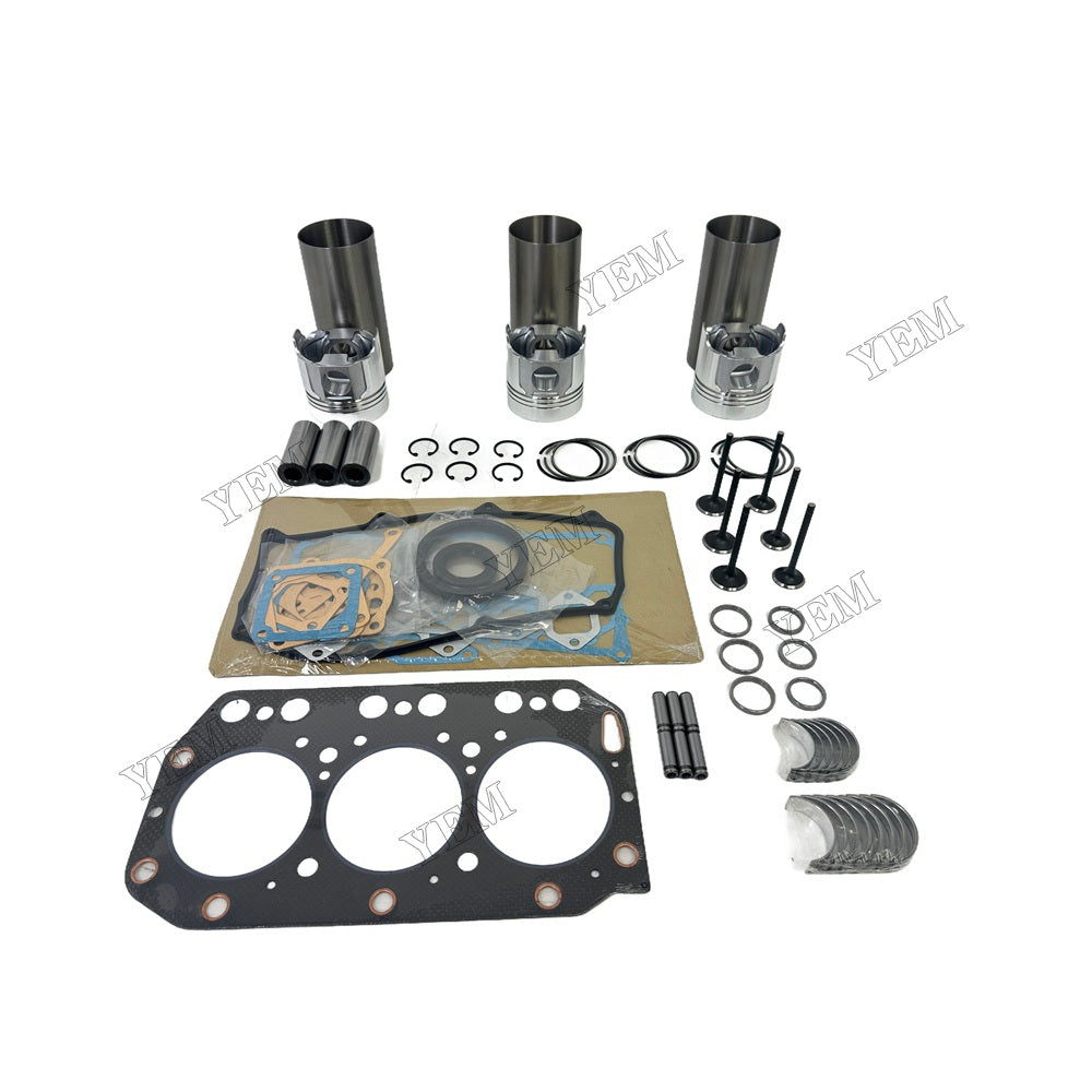 Overhaul Rebuild Kit Gasket Main and Connecting rod bearings Valve Kit For Yanmar 3TN100 Engine Foe Yanmar