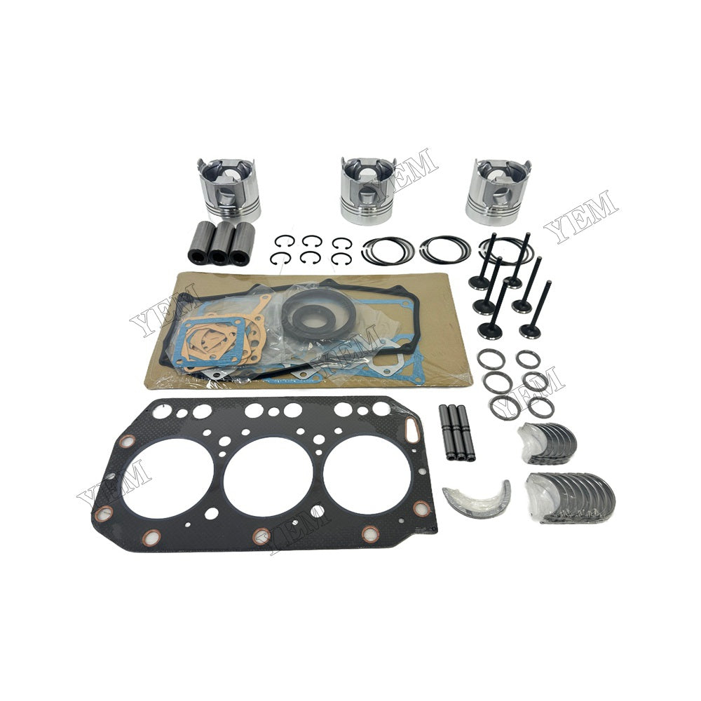 Piston W Ring Kit Gasket Set Main Connecting rod bearings Set Valve Train For Yanmar 3TN100 Engine Foe Yanmar