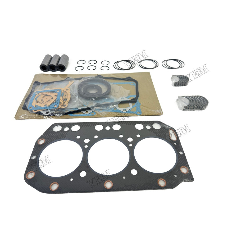 3TN100 Piston ring set Gasket kit main and connecting rod bearings For Yanmar