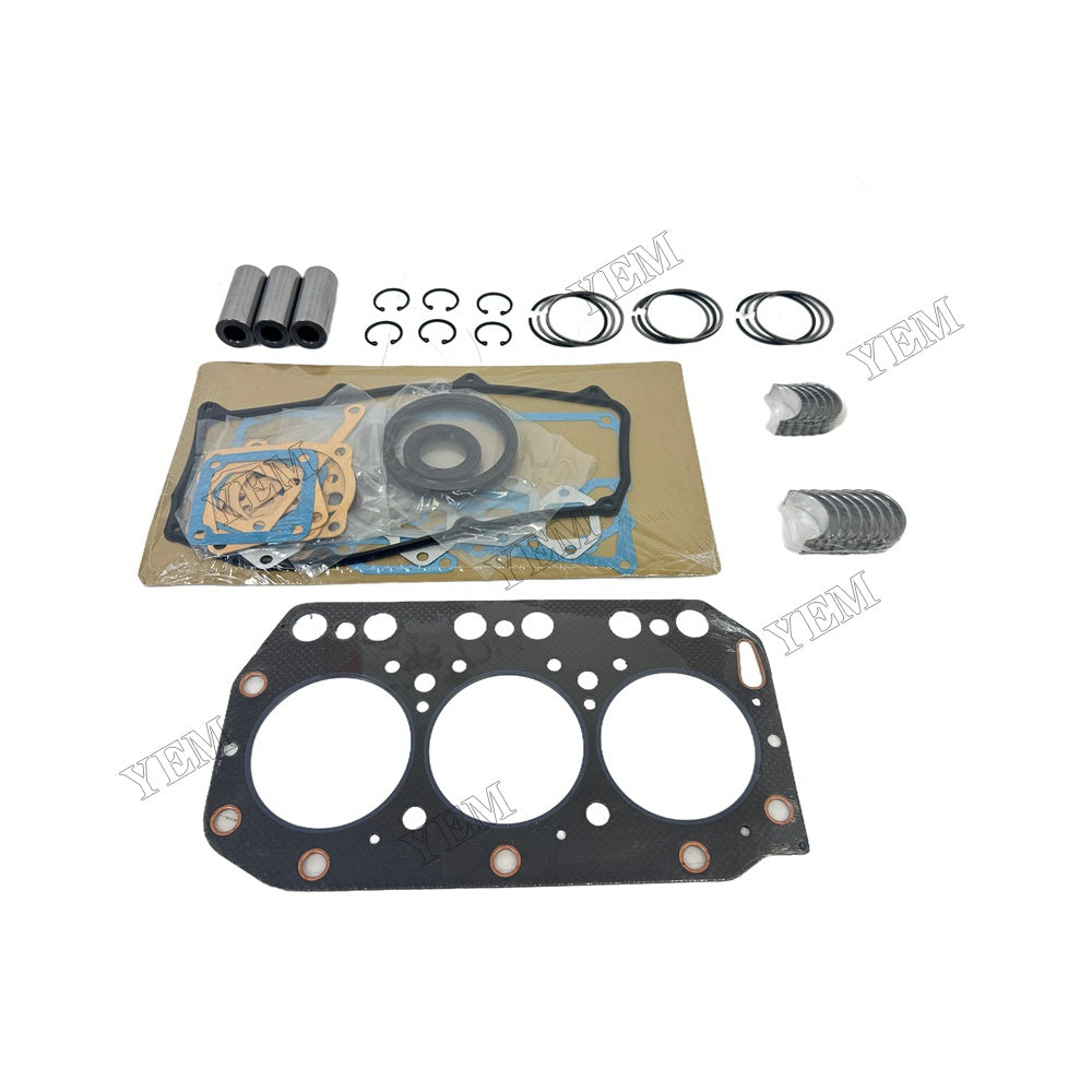 3TN100 Piston ring set Gasket kit main and connecting rod bearings For Yanmar Foe Yanmar