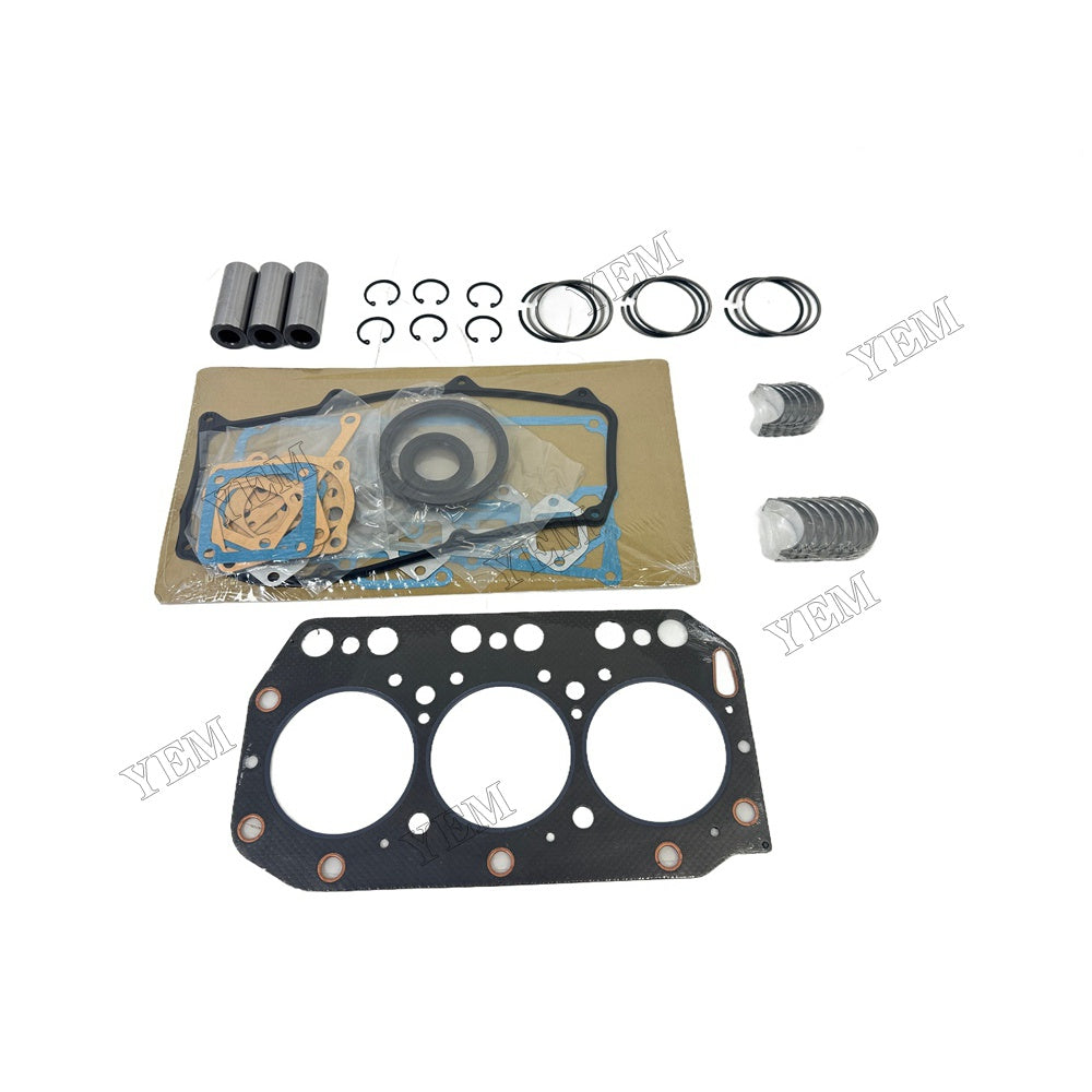 3TN100 Piston ring set Gasket kit main and connecting rod bearings For Yanmar Foe Yanmar