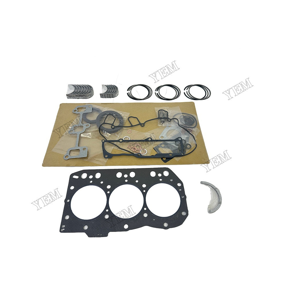 Piston ring set Gasket kit Crankshaft and Rod Bearings Set For Yanmar 3TNC80 Engine Foe Yanmar