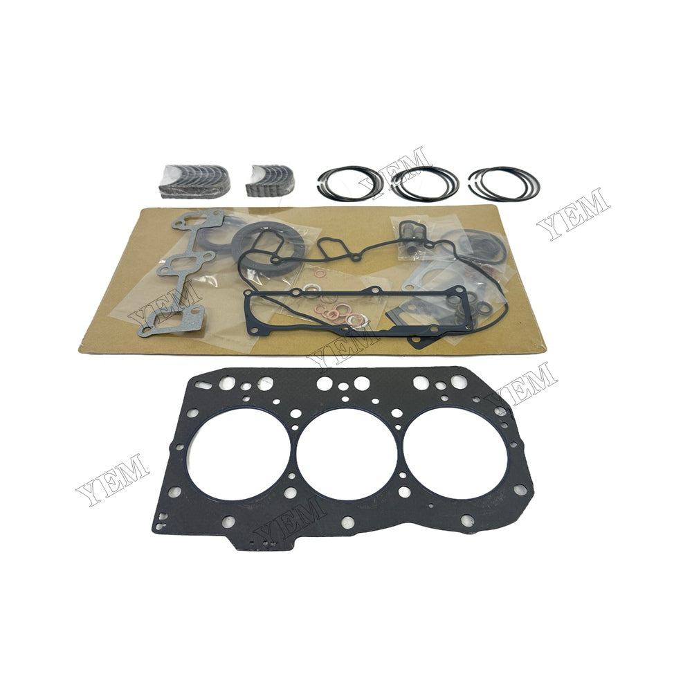 3TNC80 Piston ring set Gasket kit main and connecting rod bearings For Yanmar