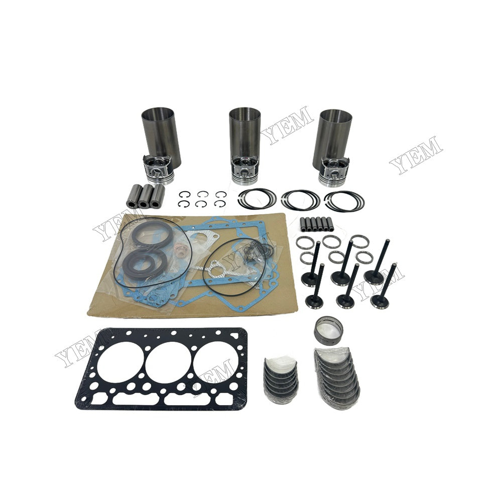 D722 Overhaul Rebuild Kit Gasket Main and Connecting rod bearings Valve Kit For Kubota Foe Kubota