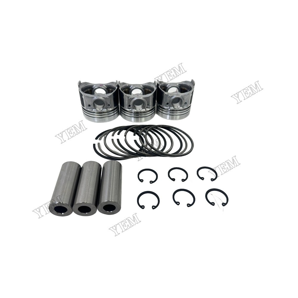 Piston and piston ring set For Kubota D722 Engine